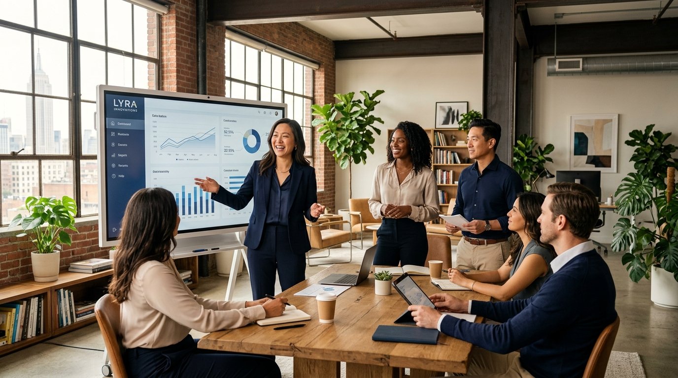 Empreendedora planejando estratégias de precificação e margem comercial